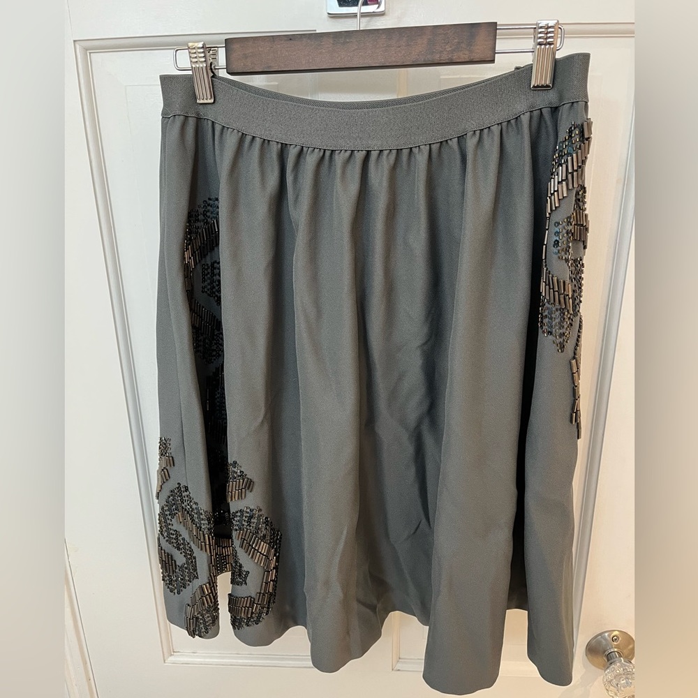 Marlene Birger A-Line Skirt with Beading
